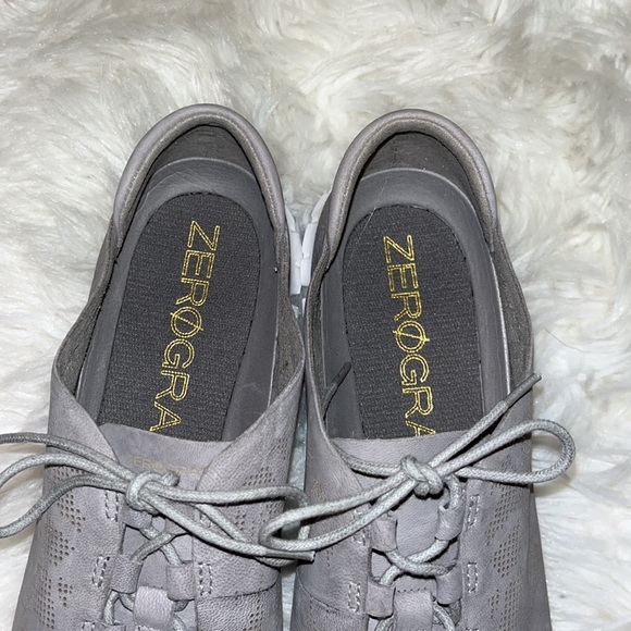 Cole Haan Zerogrand Perforated Trainer Womens Size 8 Gray Ironstone Nubuck 9.5 - Picture 9 of 9